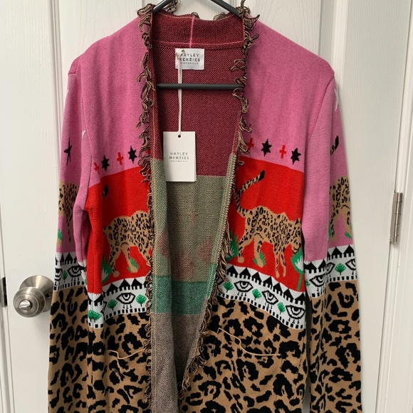 hayley menzies short cardigan